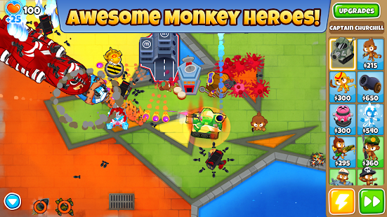 Screenshot 1 for Bloons TD 6 46.3 MOD APK Menu