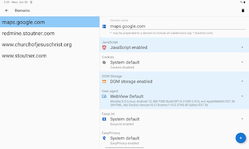 Screenshot 6 for Privacy Browser 3.17 APK Full Version