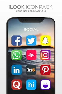 Screenshot 2 for iLOOK Icon pack UX THEME 2.5 Patched