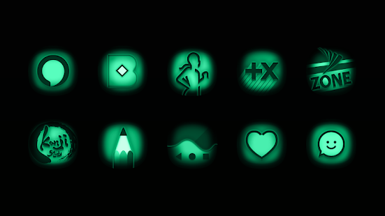 Screenshot 1 for Night Vision Stealth Green Icon Pack 1.4 Patched
