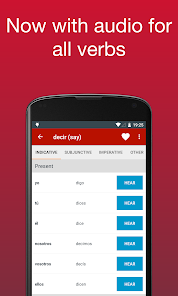 Screenshot 2 for Spanish Verb Conjugator Pro 3.4.2 APK Paid