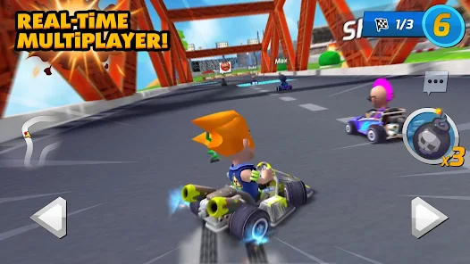 Screenshot 6 for Boom Karts 1.37.0 MOD APK All Cars Unlocked, Speed
