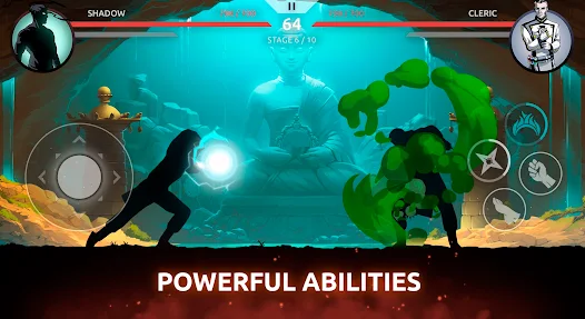 Screenshot 1 for Shadow Fight Shades 1.1.0 MOD APK God Mode