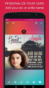 Screenshot 3 for Greeting Photo Editor Photo frame and Wishes app 4.4.0 Paid