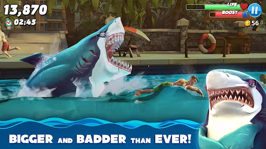Screenshot 1 for Hungry Shark World 1.4.2 MOD + Data