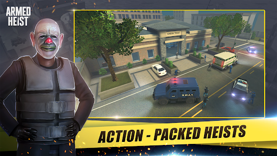 Screenshot 1 for Armed Heist Shooting gun game 3.0.2 MOD APK Menu