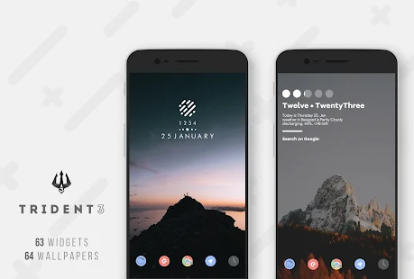 Screenshot 1 for Trident 3 for KWGT 2.1 APK