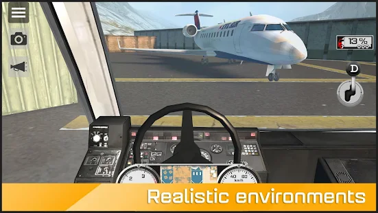 Screenshot 2 for Airport Vehicle Simulator 1.2.2 APK