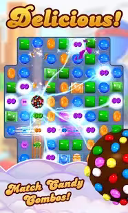 Screenshot 2 for Candy Crush Saga 1.141.1.1 MOD APK Unlimited Health