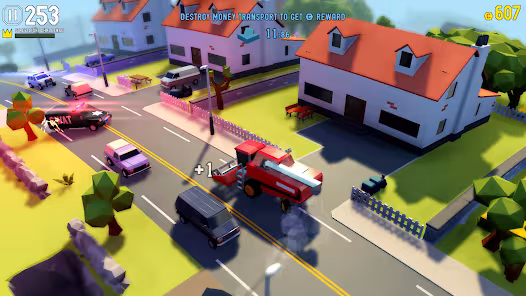 Screenshot 1 for Reckless Getaway 2 Car Chase 2.18.11 Mod APK Unlimited Money