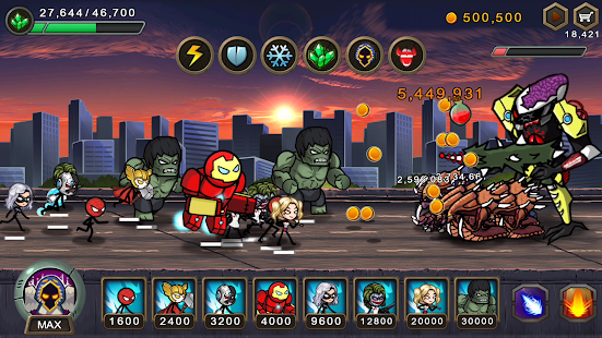 Screenshot 2 for HERO WARS Super Stickman Defense 1.0.6 MOD APK