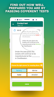 Screenshot 4 for TOEFL preparation app. Learn English vocabulary 1.6.2 Mod