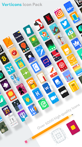 Screenshot 3 for Verticons Icon Pack 2.4.6 APK Full Version