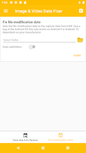 Screenshot 1 for Image and Video Date Fixer Premium 1.7.1