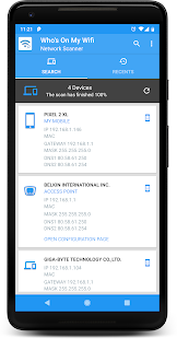 Screenshot 1 for WHO’S ON MY WIFI NETWORK SCANNER 7.1.1 Unlocked