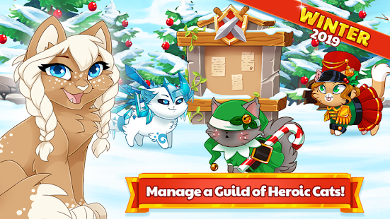 Screenshot 1 for Castle Cats Idle Hero RPG 2.10.1 MOD (Free Shopping)