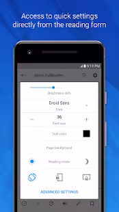 Screenshot 7 for FullReader all e-book formats reader Premium 4.1.7 Mod