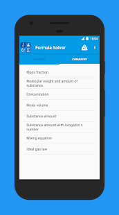 Screenshot 1 for Formula Solver 3.0.1