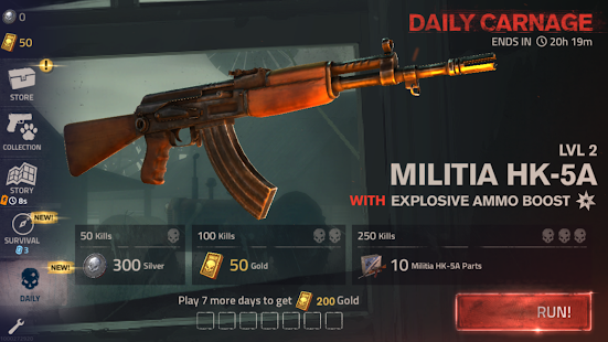Screenshot 6 for Into the Dead 2 Zombie Survival MOD APK Money / VIP