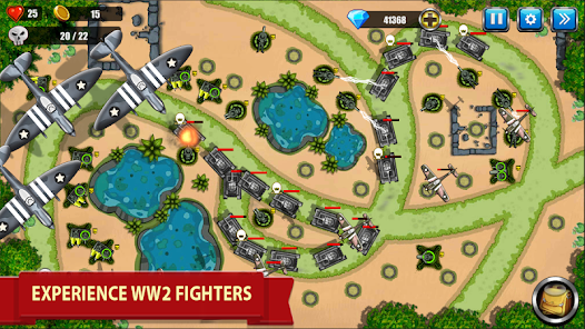 Screenshot 7 for TD War Strategy Game Mod APK 2.3.65 Remove ads, Unlimited money, Free purchase