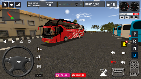 Screenshot 2 for IDBS Bus Simulator MOD APK