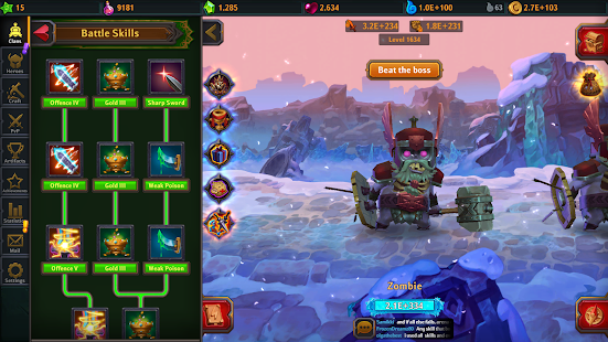 Screenshot 6 for Dungeon Crusher Soul Hunters 6.0.5 APK MOD Menu